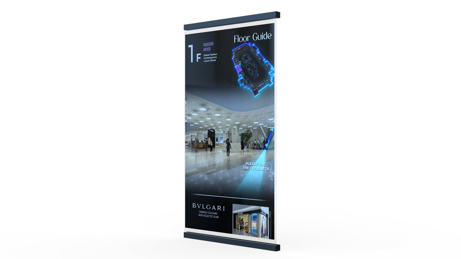 55 inch flexible wall-mounted OLED display