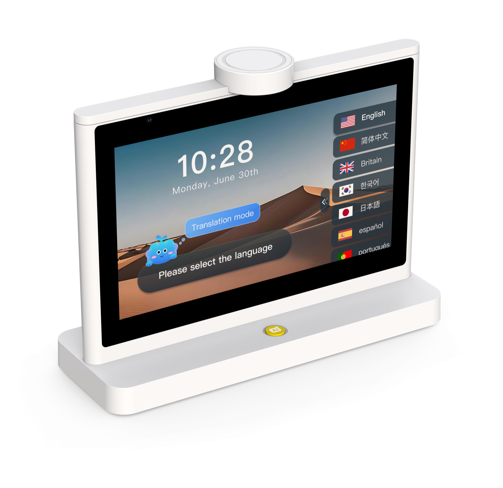 10.1 inch desktop dual-screen translator
